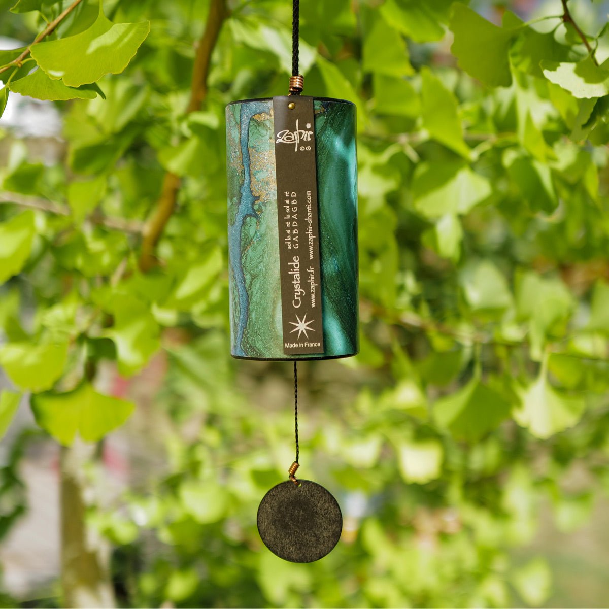 Set of 4 Zaphir Wind Chimes - Four Seasons | Feng Shui Sound Healing | Handcrafted France
