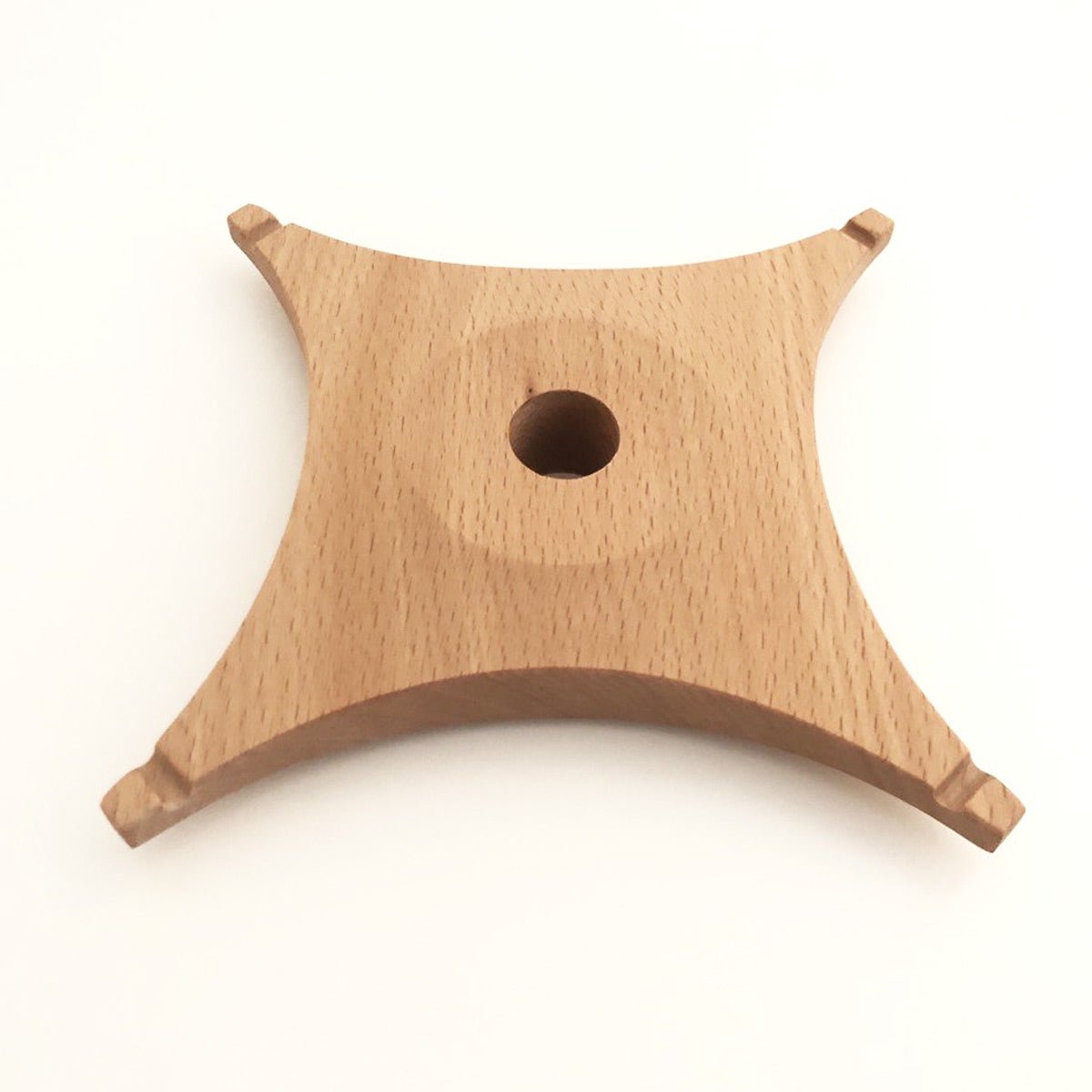 4-Chime Flower of Life Stand - Premium Beech Wood Display | Koshi & Zaphir