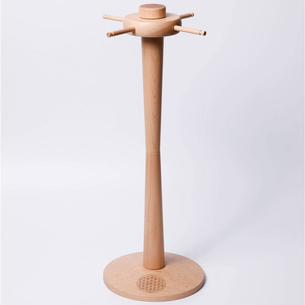 Koshi Chimes Set of 4 & Stand Terra/Aqua/Aria/Ignis Rotating Zenmotion Spin