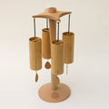 Koshi Chimes Set of 4 with rotating stand Terra/Aqua/Aria/Ignis Flower of Life